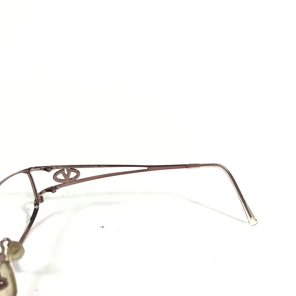 Valentino V5414 064Y Eyeglasses Frames Red Purple Rectangular Full Rim 52-17-135